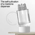 Oil Applicator Bottle, Scalp Oil Applicator, Hair Oil Applicator, Scalp Applicator Comb, for Hair Care, Hair Massager Scalp for Hair Growth, White...