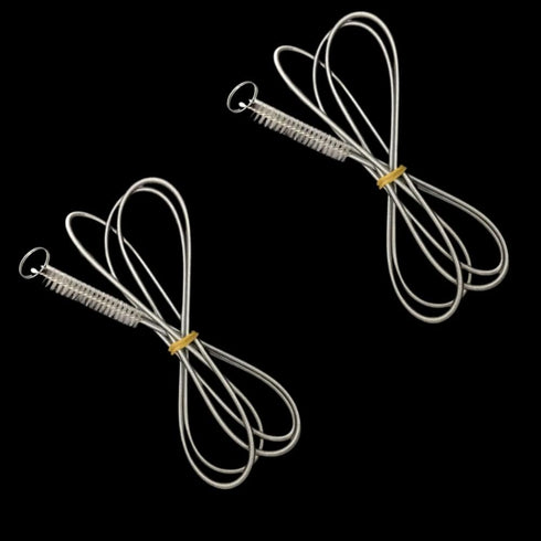 2 Pack 60 Inch Extra Long Tube Brush Pipe Cleaner, Stainless Steel Flexible Drain Tube Cleaning Brushes for Sink Refrigerator Drain, Aquarium Filt...