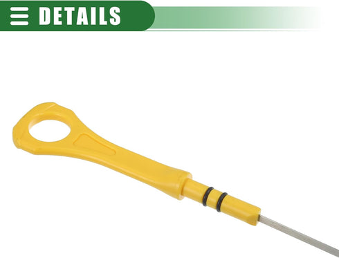 Motoforti Engine Oil Dipstick Indicator, Oil Dipstick Replacement, for Hyundai Sonata 2010-2015, Metal Plastic, No.266112G020, Yellow...