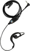 G Shape Ear Piece Ptt Mic Earpiece Two Way Radio Headset for Motorola Talkabout Walkie Talkie T260tp(Black,Wired)...