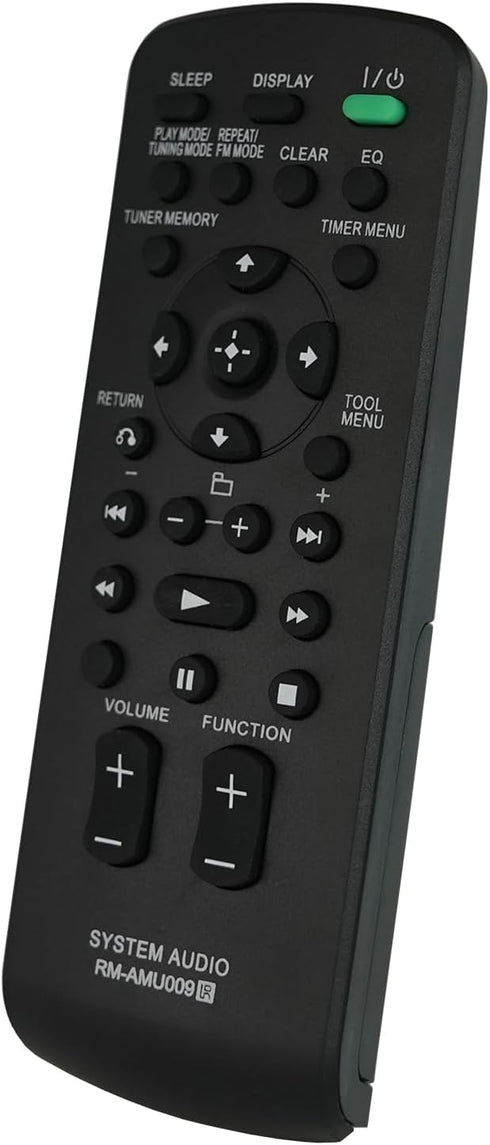 Replaced Remote fit for Sony Audio System CMT-HX80R SS-CHX50 HCD-HX80R CMT-BX20i SS-CBX20 HCD-BX20i CMT-FX300I SS-CFX200 HCD-FX300i SS-WG909iP HCD...