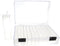 The Beadsmith Personality Case - Clear Storage Organizing System 6.25 x 4 x 1.4 inches - Includes 12 flip top Boxes 1 x 3.75 inches each, for orga...