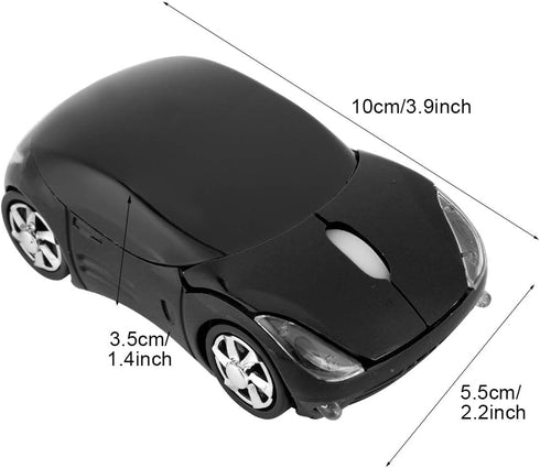 Yoidesu Wireless Mouse, 2.4G Wireless Connection High-Precision Optical Mouse with Receiver Compartment, optoelectronic Mini Bluetooth Mouse for W...