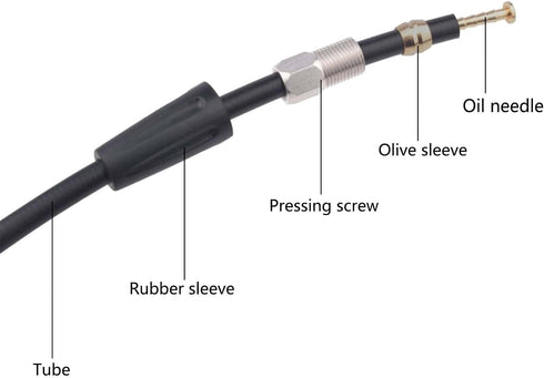 8 Sets Bicycle Olive and Connector Insert Fit for MTB Hydraulic Disk Brake Hose (BH90)...