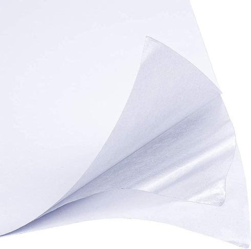BENECREAT 18PCS A4 Size White Double Sided Tape Sheets 8.3x11.5 Strong Adhesive Tap Sheet (0.1mm) for Christmas Craft, Festival Decoration, Tumble...