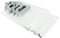 Monaco Hanging Storage Bags, 10-pack of 12 x 9-inch Clear Plastic Bags for Classroom, Library, and Pharmacy Use...