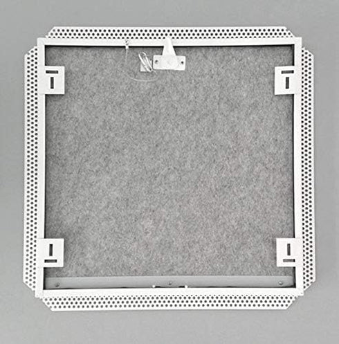 Access Door 6" X 6" Sound Rated Steel Access Panel Felt Covered Door for Concealed Wall/Ceiling Application with Slotted Lock - [Outer Dimensions:...