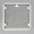 Access Door 6" X 6" Sound Rated Steel Access Panel Felt Covered Door for Concealed Wall/Ceiling Application with Slotted Lock - [Outer Dimensions:...