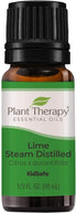 Plant Therapy Lime Steam Distilled Essential Oil 10 mL (1/3 oz) 100% Pure, Undiluted, Therapeutic Grade...