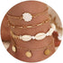 4Pcs Beach Natural White Shell Anklet Set,Adjustabe Handmade Waterproof Multilayer Conch Anklet Set for Women Foot Jewelry...