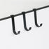 10pcs Solid S Hooks Aluminum Alloy Small Hooks Black Wire Shelf Hooks for Hanging Pots, Pans, Plants, Coffee Mugs, Kitchen Utensils, 2.28"×0.29"×1...