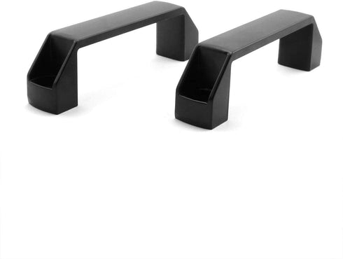 2-Pack Black Aluminium Alloy Handle Rectangular Industrial Pull Handle for 30 Series Aluminum Extrusion Profile Accessories 120mm...