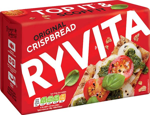 Ryvita Original Rye Crispbread 250g...