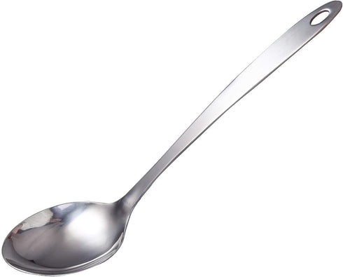 IMEEA Large Cooking Spoon Stainless Steel Basting Spoon for Cooking Serving Spoon, 12.8-Inch...