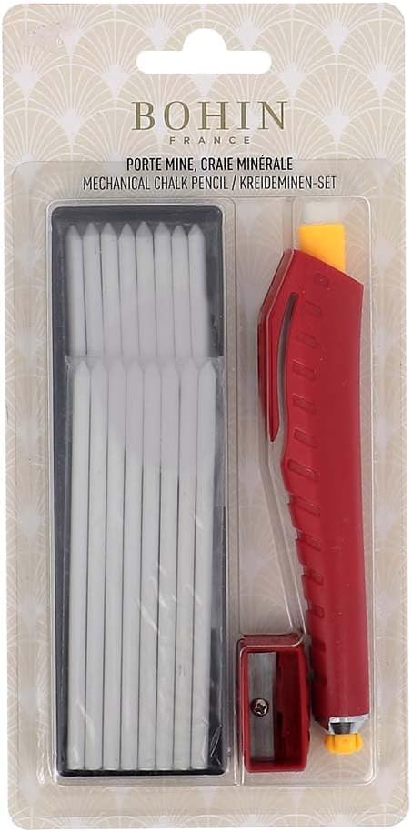 Bohin Chalk Pencil Refillable Cartridge, 18 Piece Set...