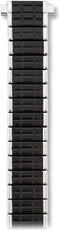 Speidel Women’s Stainless Steel Stretch Watch Band, Black-Silver Replacement Strap,10-13mm, Straight Adjustable End...
