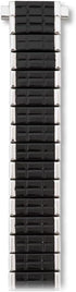 Speidel Women’s Stainless Steel Stretch Watch Band, Black-Silver Replacement Strap,10-13mm, Straight Adjustable End...