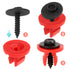 Mtsooning 20 Sets Bottom Shield Fastener, Engine Undertray Cover Clip, Screws Bolt Nut Kit Compatible with Ford C Max S Max...