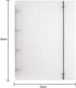 Clear A4 Loose Leaf Binder Cover Protector Blank 4-Holes Round Ring File Folder Binder Organizer Hardcover Binder Planner for Notebook Diary Journ...