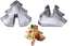 8 Pieces 3D Christmas Snowman Cookie Cutters Stainless Steel Cartoon Biscuit Cutter Mould for Holiday DIY Baking Cake Fondant Sugarcraft Muffin Pa...