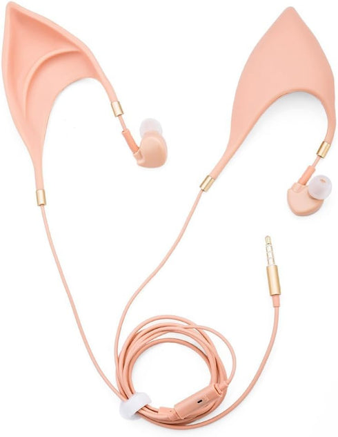 JINSERTA Elf Earbuds Headphones in-Ear Headphones Hands-Free Headset with Mic for iPhone/iPad Android/Computer Cosplay Headset......