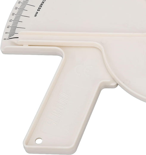 Body Fat Caliper, Professional Double Spring Skinfold Calipers and Body Fat Tape Measure Tool for Accurately Measuring Skin Fold Fitness(White)...
