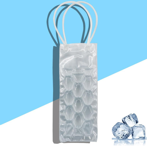 Wine Cooler Bottle Bag, Wine Chiller Bag, Rapid Ice Wine Cooler Plastic Beer Bag Outdoor...