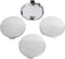 KitsPro 2.4Inch 60MM Wheel Center Caps, Pack of 4 (Chrome, Outer 60MM, Inner 56MM)...