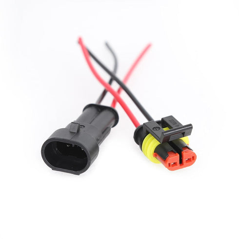 Auto Waterproof Electrical Connector,2 Pin 16 AWG High Load Connectors for Car, Truck, Boat, and Other Wire Connections....
