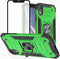 HNHYGETE for iPhone XR Case: iPhone XR phone case with Screen Protector: (Heavy Duty) Military Grade 360° Rotatable Kickstand Shockproof Protectiv...