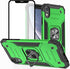 HNHYGETE for iPhone XR Case: iPhone XR phone case with Screen Protector: (Heavy Duty) Military Grade 360° Rotatable Kickstand Shockproof Protectiv...