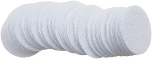 Playfully Ever After 2 Inch White 58pc Stiff Felt Circles...