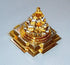 Sri Yantra, Meru Yantra, Sri Chakra in Brass Size 2" Inch - Spiritual Powers, Vaastu Dosh, Prosperity - 3D...