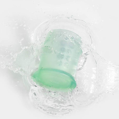 Olababy Silicone Training Cup | Water Drinking Cup For Babies | 6+ Mo Infant To 12-18 Months Toddler | Transition To Sippy Cup For Kids & Smoothie...