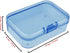 Goodma 30 Pieces Mini Rectangular Plastic Boxes Empty Storage Organizer Containers with Hinged Lids for Small Items and Other Craft Projects (Blue...