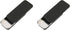 2Pack Mini Portable Dental Floss Dispenser with Refillable Glide Floss - Travel Box for Adults - Compact Mini Case for Date (Black)...