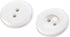 12 Pcs White Lab Coat Buttons 2 Hole White Buttons 30L Sewing Buttons 0.75 inch Uniform Buttons Decotative Buttons Glossy Plastic Buttons for Lab ...