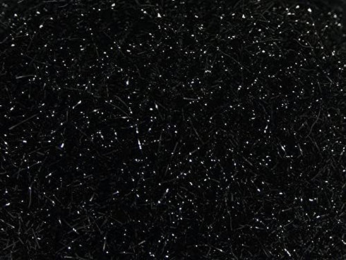 Sparkle Soft Black - Ice Yarns Metallic Lurex Nylon Eyelash Yarn 50gr 153yds......