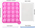 CCINEE 20 Cavity Silicone Cake Pop Mold with 30 pcs of Clear Cellophane Treat Bags 20 pcs Lollipop Sticks and 30 pcs Twist Ties in 6 Colors for Ca...