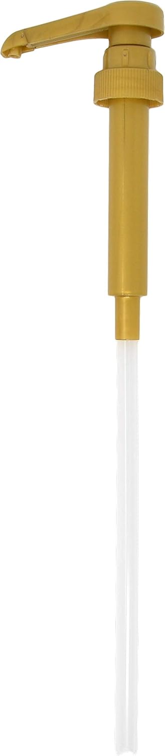 By The Cup Gold Coffee Syrup Pump for 750 ml Bottles (Pack of 2) Fits Upouria, Torani, DaVinci, and Monin (1L Plastic Only)...