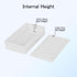 Project Box 8 Pieces Electrical Box Small Junction Box ABS Plastic Enclosure Power Electronic Case White 3.94" x 2.36" x 0.98"(100 x 60 x 25mm)...
