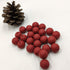 101pcs 15mm Silicone Round Beads for Keychain Making Maroon Color Silicone Pearl Rubber Spacer Beads Accessory Kit for DIY Pens Handmade Mom Neckl...