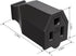 1 PCS Extension Cord Ends Electrical Replacement Connector NEMA 5-15R 15A 125V Black Shell 2Pole 3Wire Grounding Female Electric Replacement Plug...