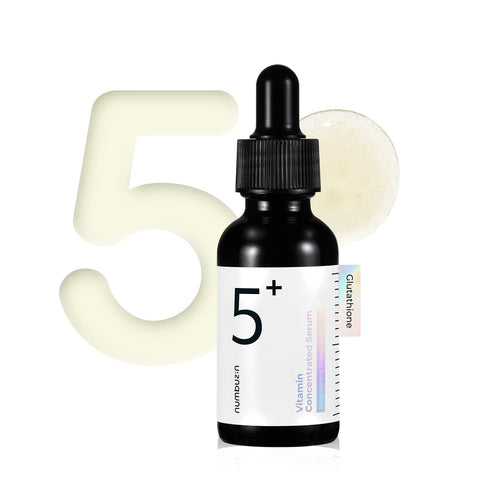 numbuzin No.5+ Vitamin Concentrated Serum | Glutathione & Vitamin Serum, Dark Spot, Korean Skincare 1.01fl.oz/30ml...
