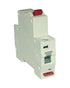 DC Miniature Circuit Breaker 10A 500V 1 Pole, DIN Rail Mount for Battery and Solar System, Red...