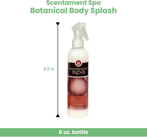 Best Shot Scentament Spa Botanical Body Splash, Body Spray Conditioner for Pets, Cat and Dog Cologne Spray, Soft Mimosa Nectar, 8 Oz....