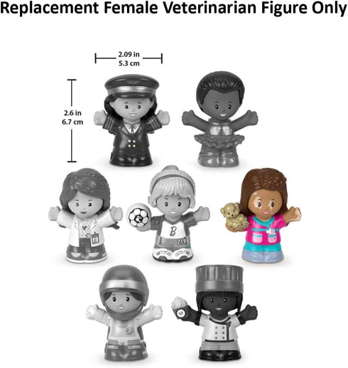Replacement Part for Fisher-Price Little People Playset - Replacement Female Veterinarian Figure ~ Inspired by Barbie You Can Be Anything...