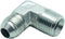 1 Piece 1/2" Male JIC (3/4"-16 Tpi) x 1/2" Male NPT Hydraulic Fitting 37° Flare to 90° Elbow Pipe Adapter...