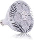 Aolyty 45w (85W Equivalent) PAR38 LED Bulb White 6000K 3500lm E26 Base 35 Degree Beam Angle Track Spotlight with Fan AC 120v (White)...