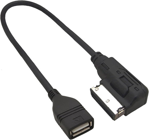 AMI to USB Cable for Audi Audio Music Interface Adapter, MDI USB AUX Flash Drive Adapter Cord for Car VW Audi 2014 A4 A6 Q5 Q7...